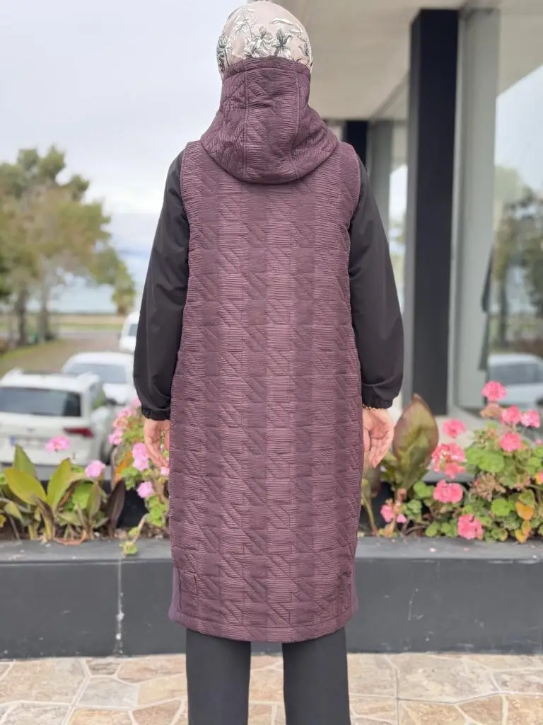 Almarwah Çıtçıt Kapamalı Cepli Kapitone Yelek 505329