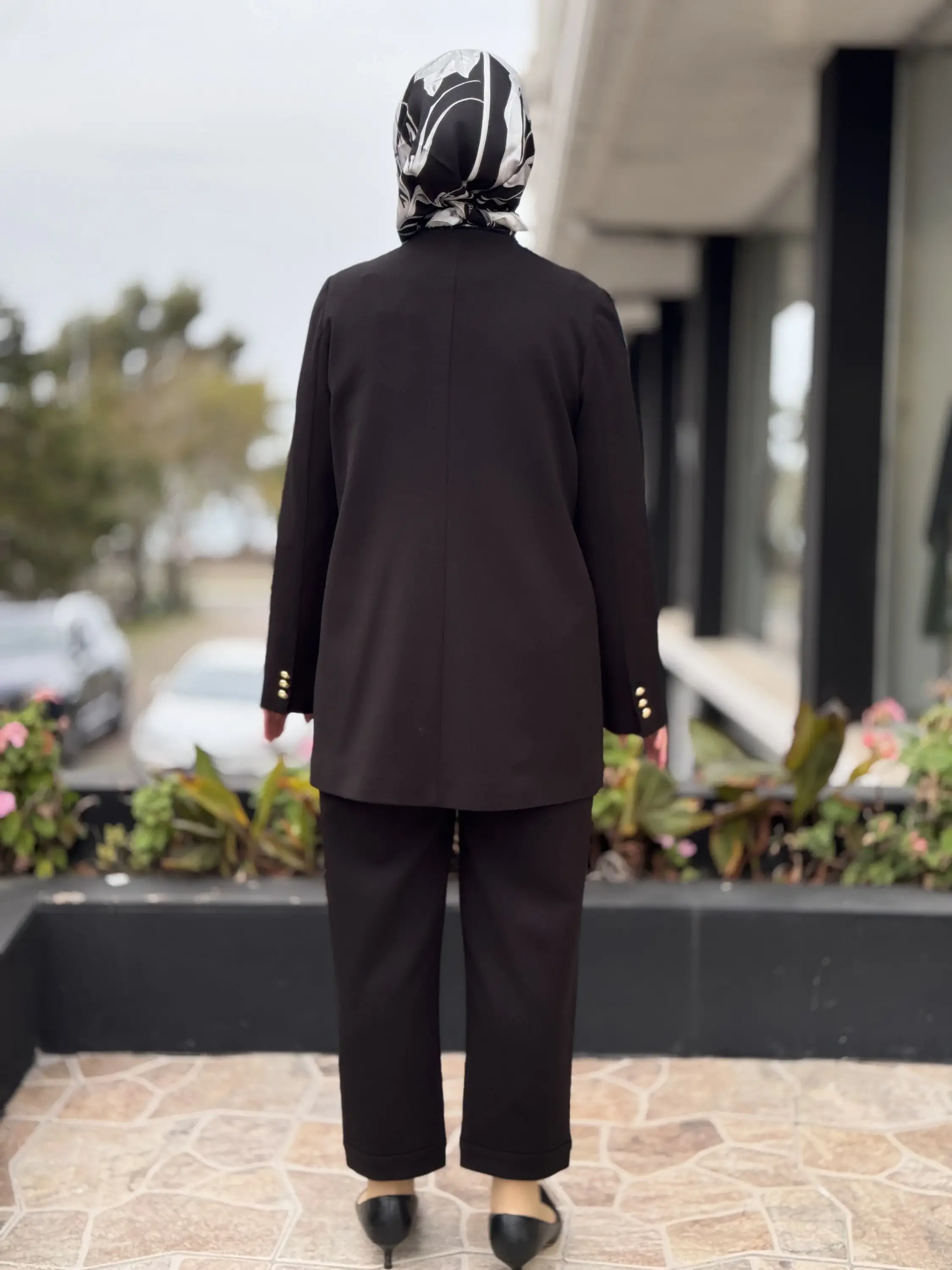 Ghisa Gold Düğmeli Blazer Ceket Pantolon Takım G3263