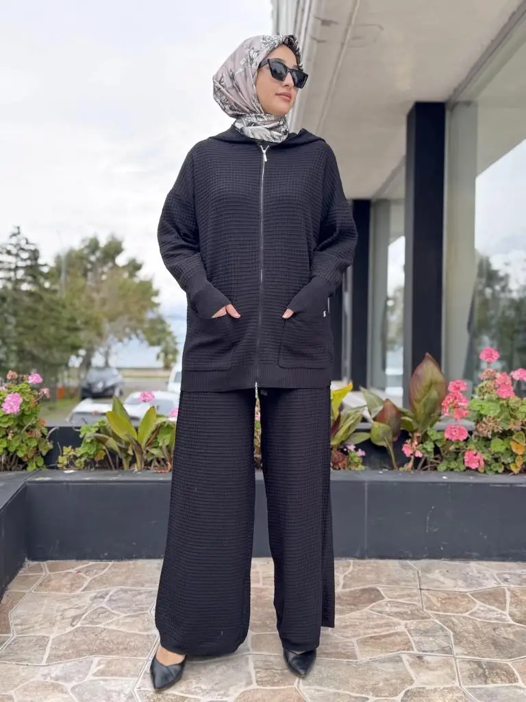 Ghisa Triko Ceket Pantolon Takım 4096