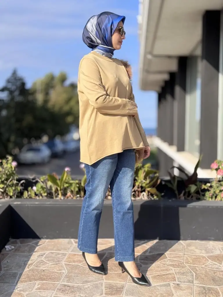 Misswhence Boru Paça Taşlanmış Kot Pantolon 38123