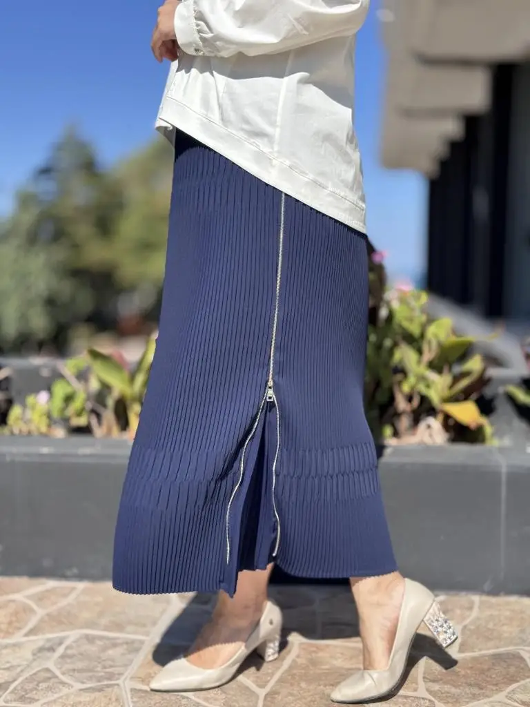 Misswhence Fermuarlı Pliseli Etek 38921