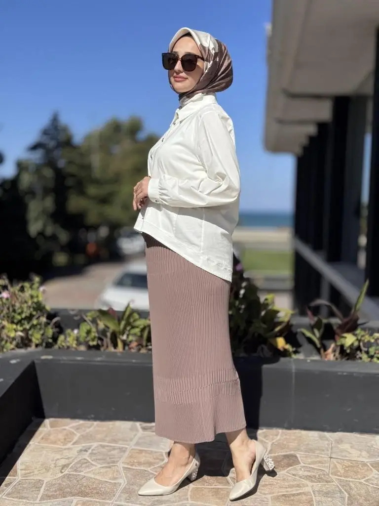 Misswhence Fermuarlı Pliseli Etek 38921