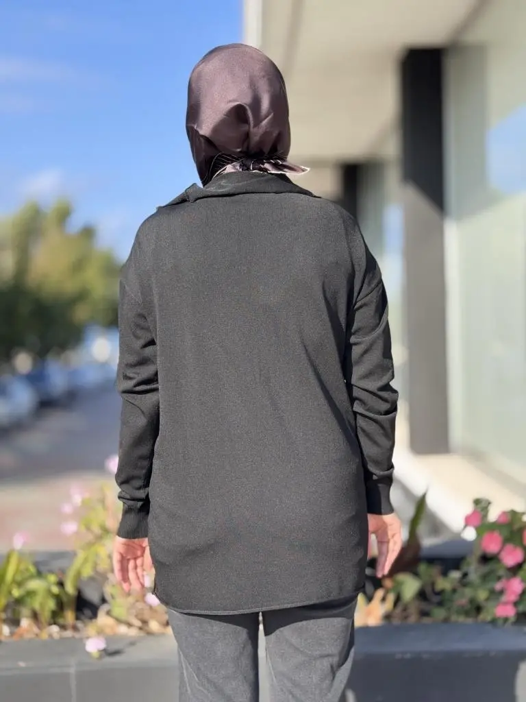 Misswhence Yarım Fermuralı Triko Tunik 38001