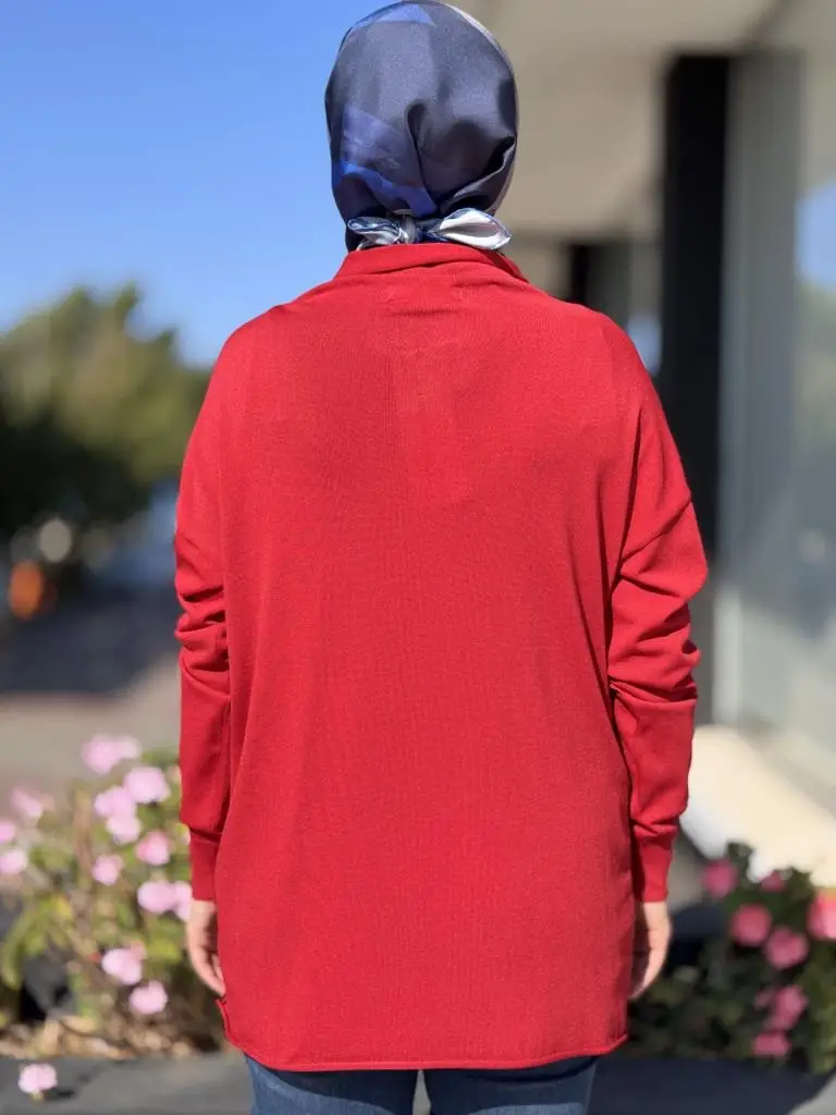 Misswhence Yarım Fermuralı Triko Tunik 38001