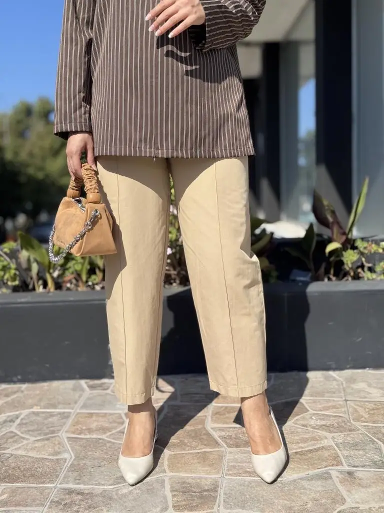 QooQ Store Beli Lastikli Pantolon 26FW310