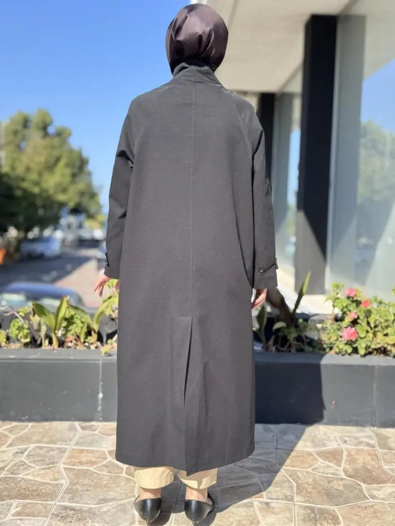 QooQ Store Düğmeli Kumaş Trench 26FW612