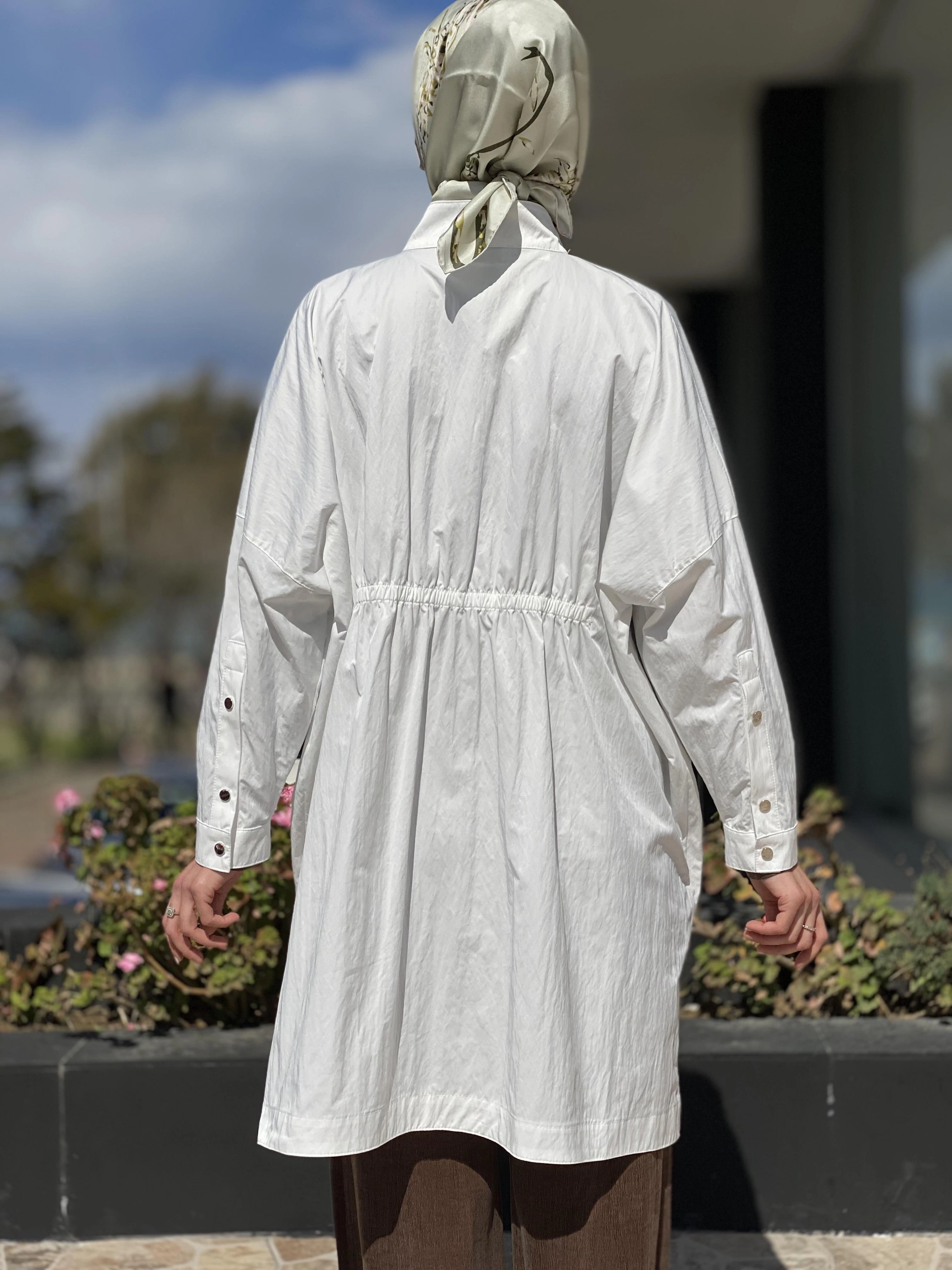 Almarwah Fermuarlı Tencel Paraşüt Kap 404819