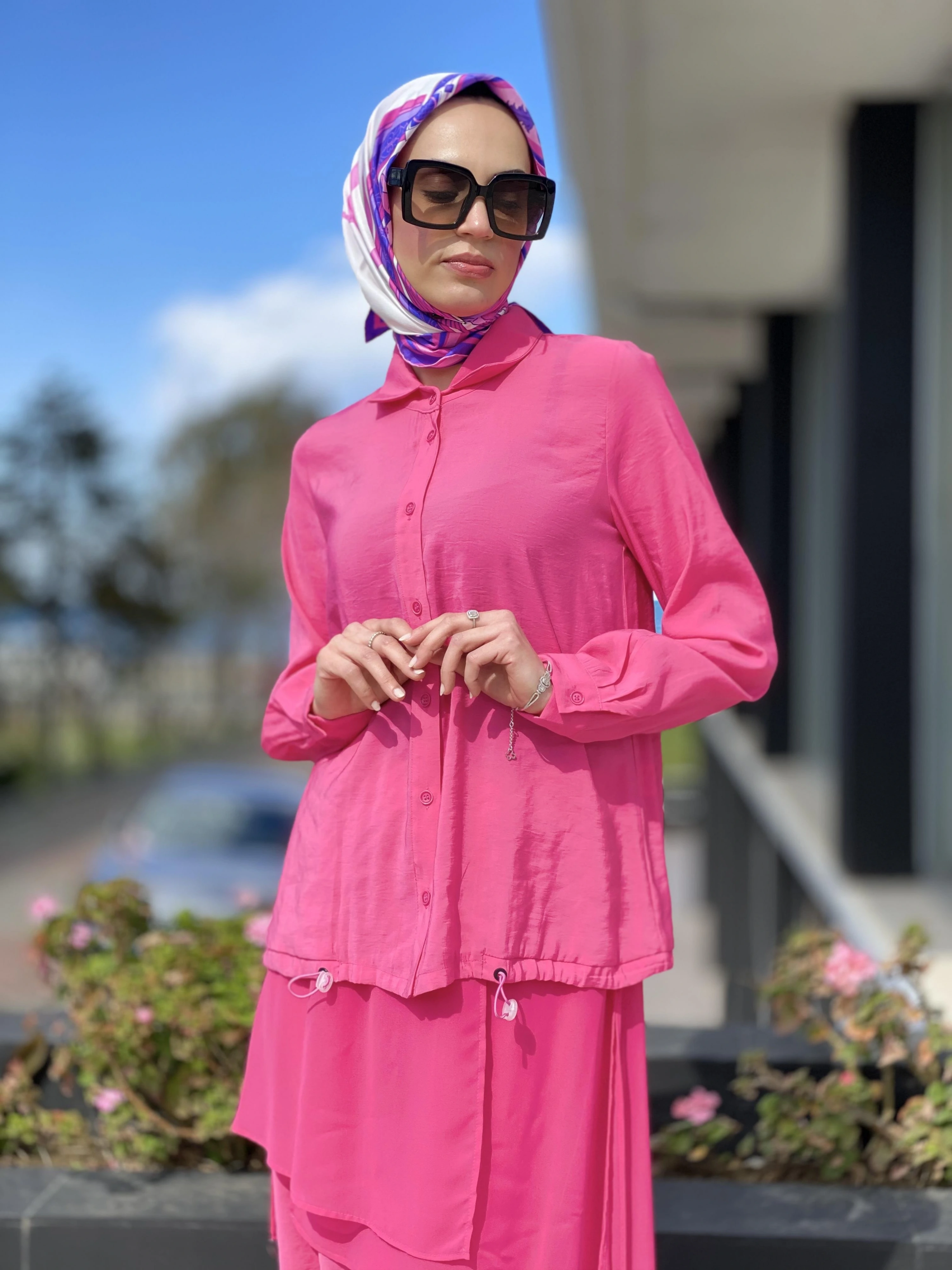 Almarwah Gömlek Pantolon Etekli Takım 202557