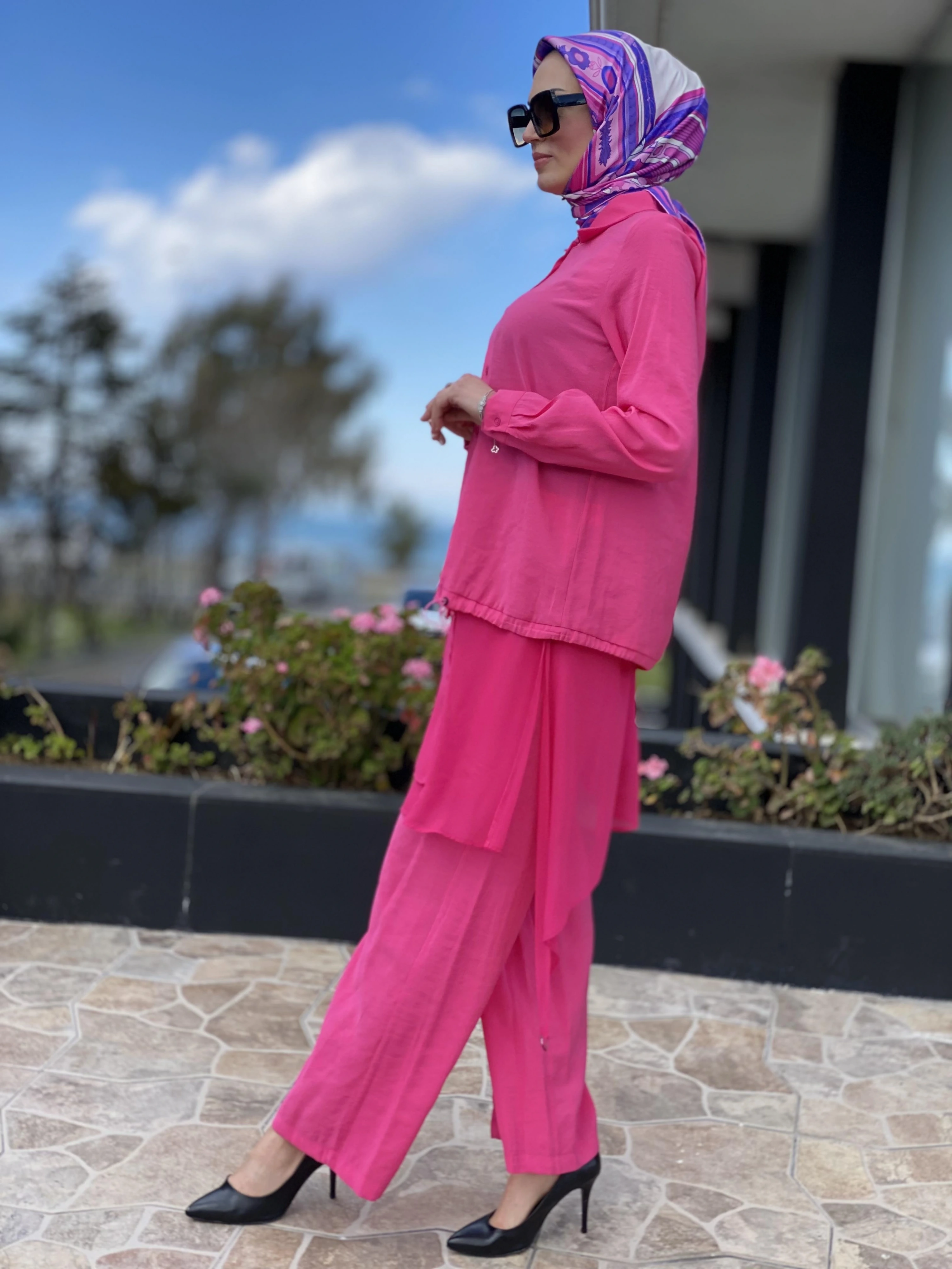 Almarwah Gömlek Pantolon Etekli Takım 202557