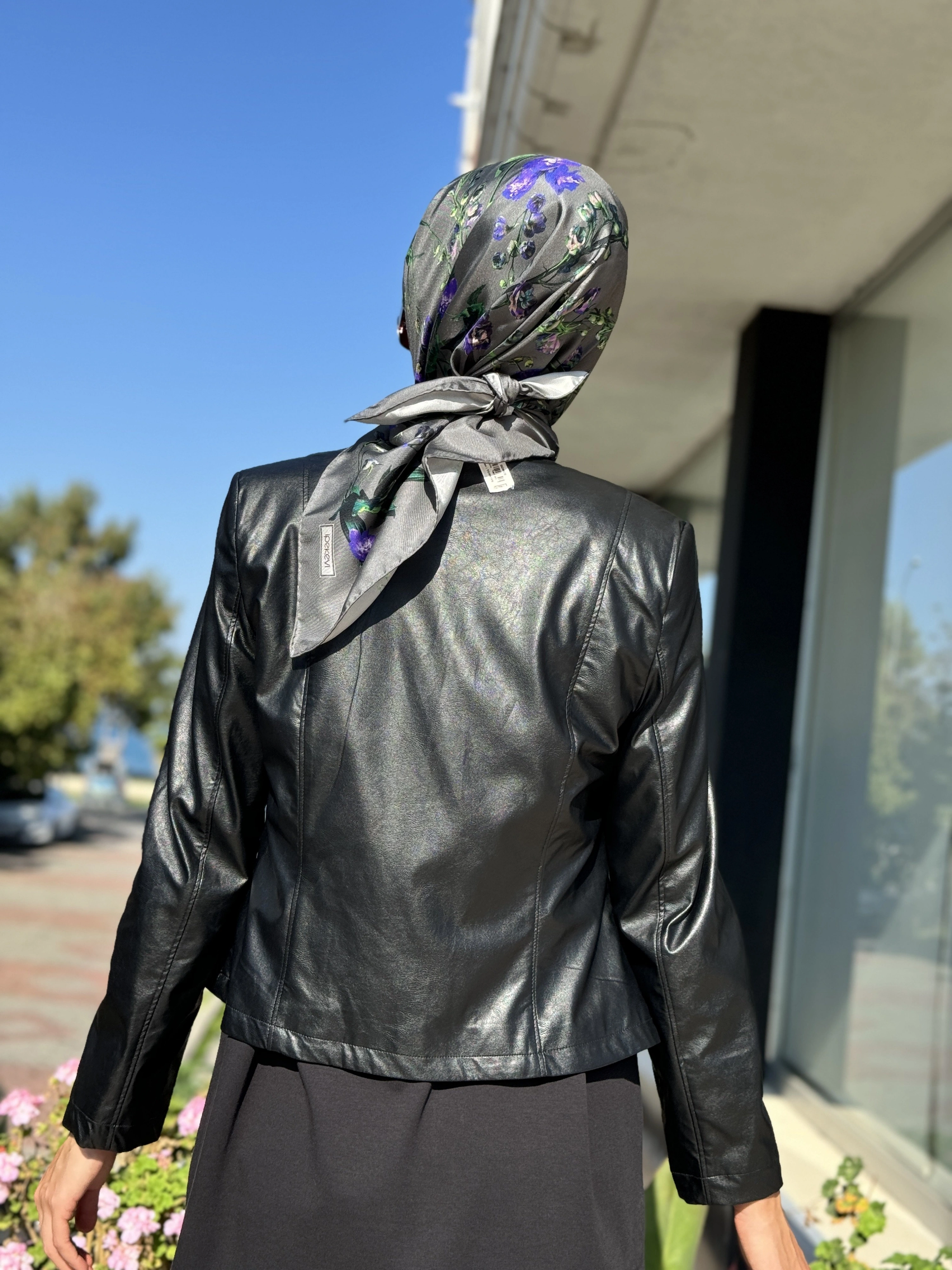 Almarwah Kısa Deri Ceket 404896