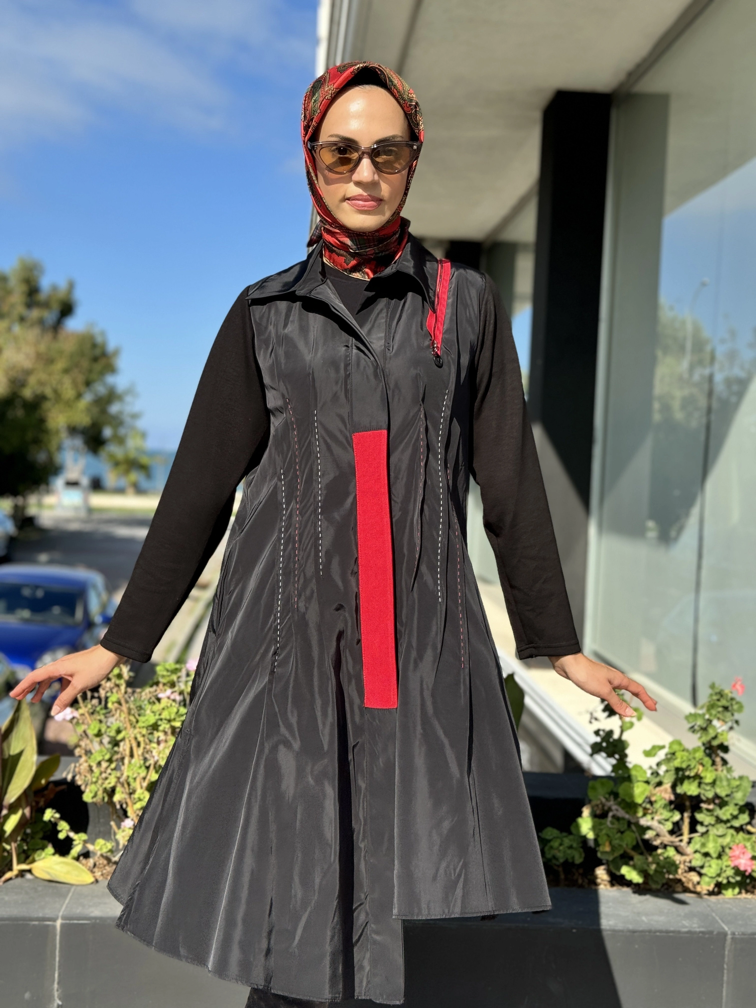 Almarwah Paraşüt Kumaş Maxi Boy Spor Gömlek 101972