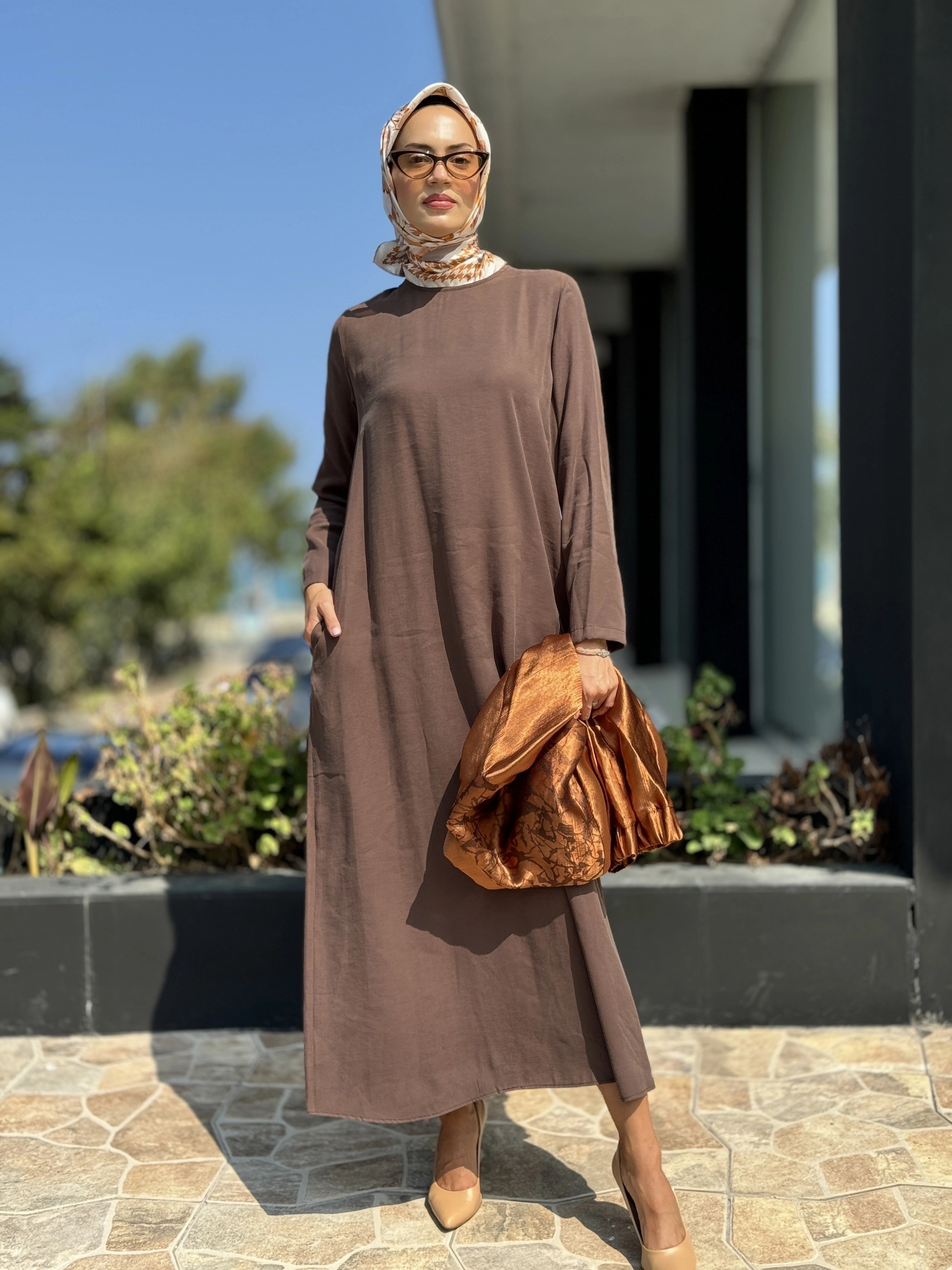 Almarwah Uzun Kollu Elbise Ceket İkili Takım 202648