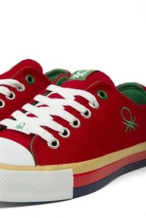 Benetton 30539 Kadın Keçe Ayakkabı