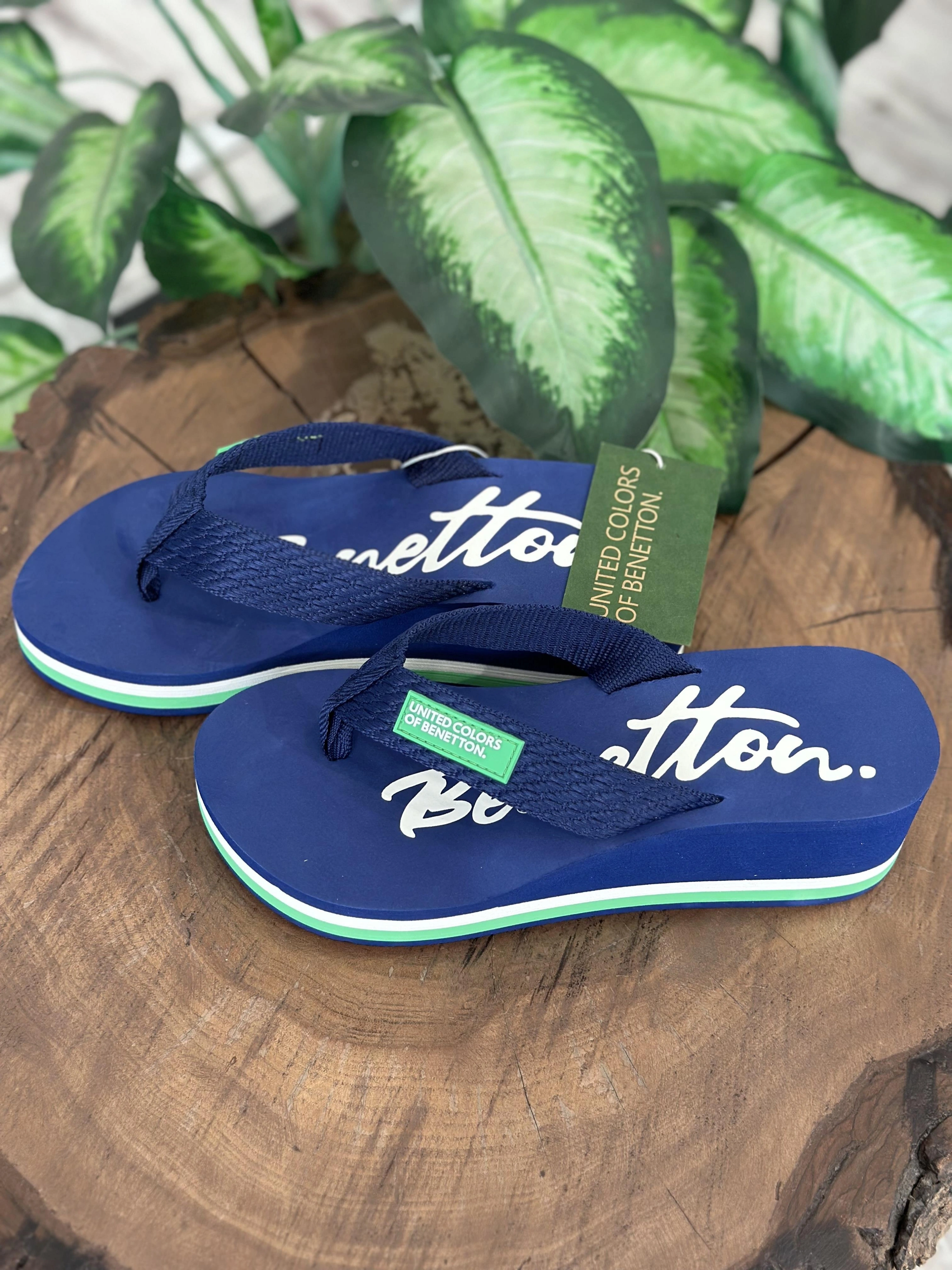 Benetton Dolgu Topuklu Parmak Arası Terlik BNI10218