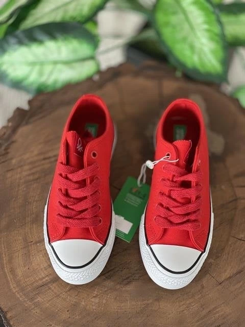 Benetton Konvers Kadın Spor Ayakkabı Kırmızı BN30196