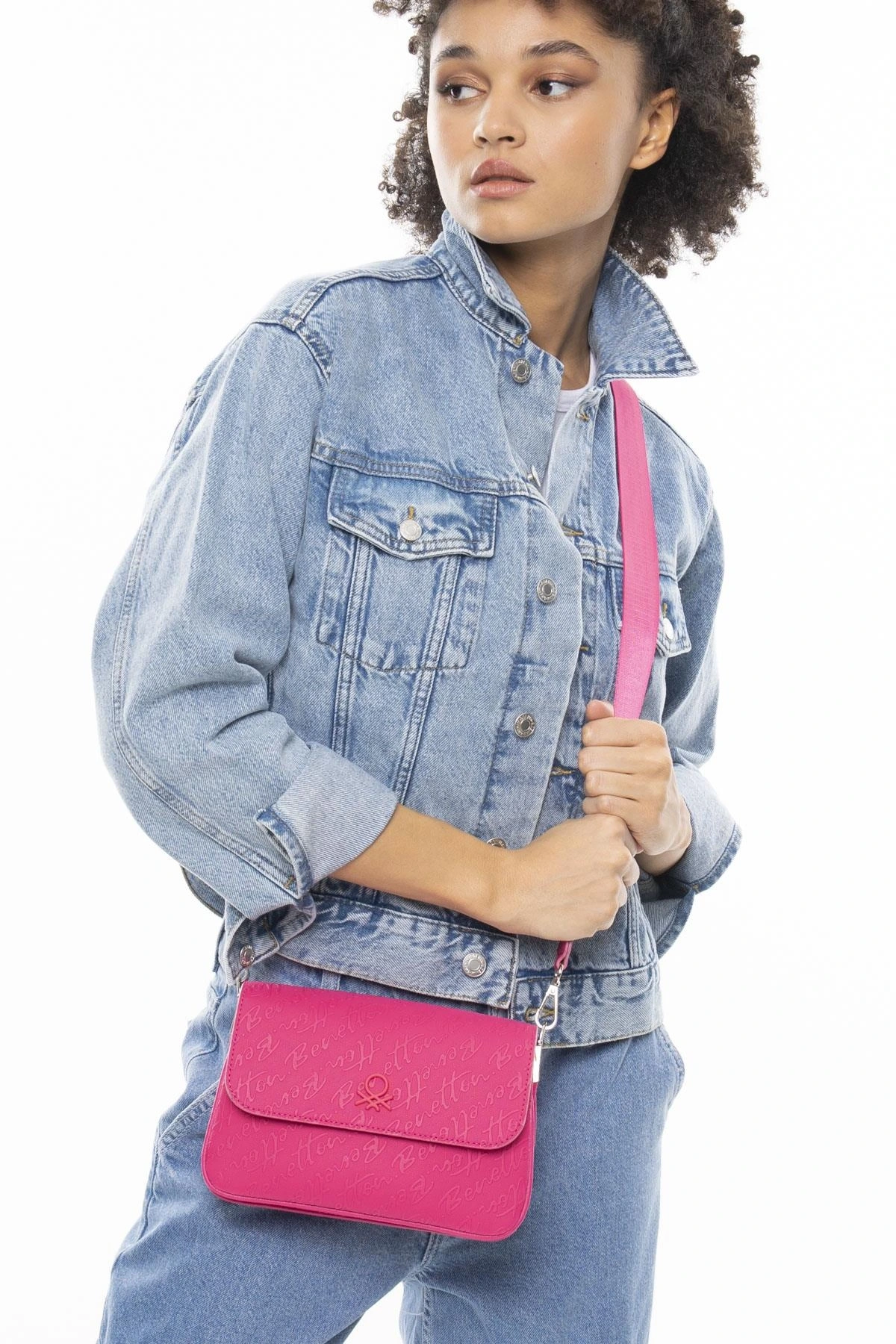 Benetton Üç Bölmeli Çapraz Çanta BNT1070