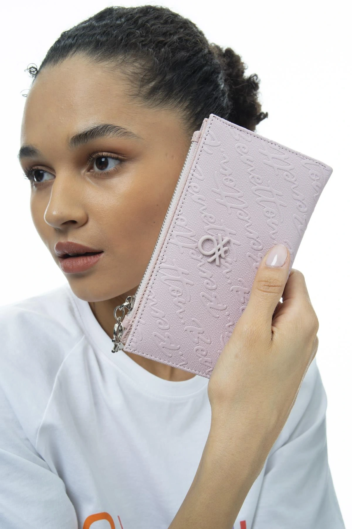 Benetton Yazılı Büyük İnce Cüzdan BNT988