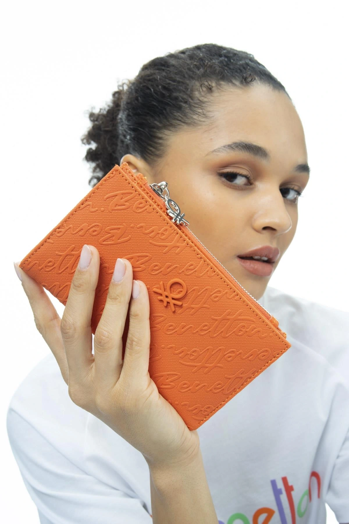 Benetton Yazılı Büyük İnce Cüzdan BNT988