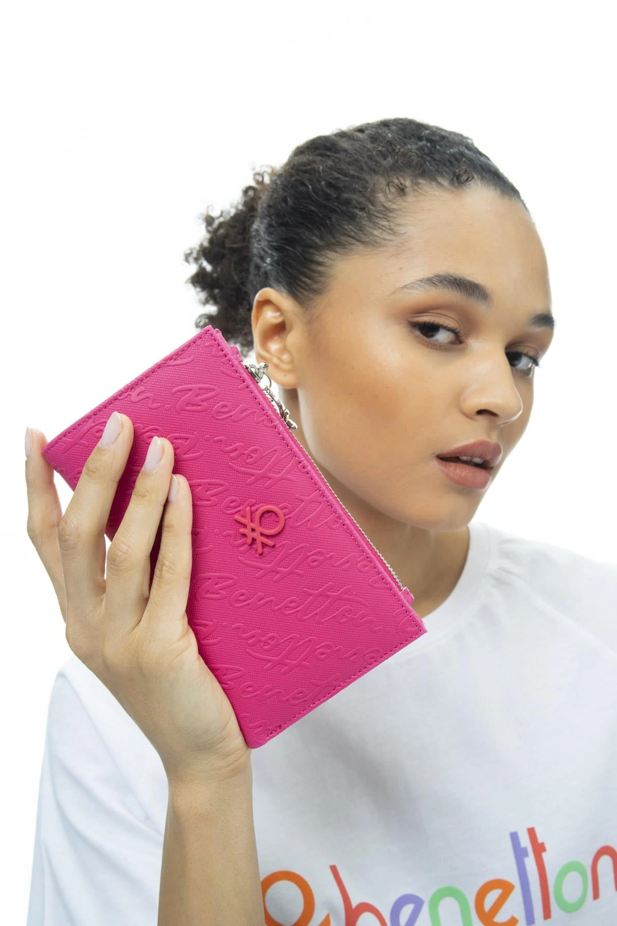 Benetton Yazılı Büyük İnce Cüzdan BNT988