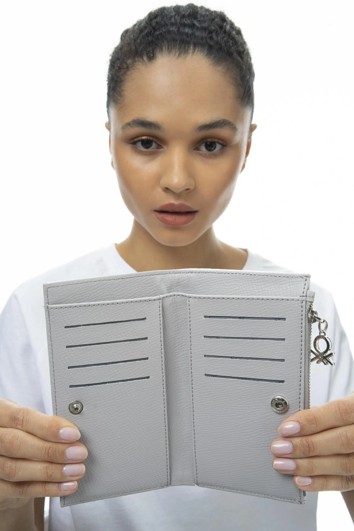 Benetton Yazılı Büyük İnce Cüzdan BNT988