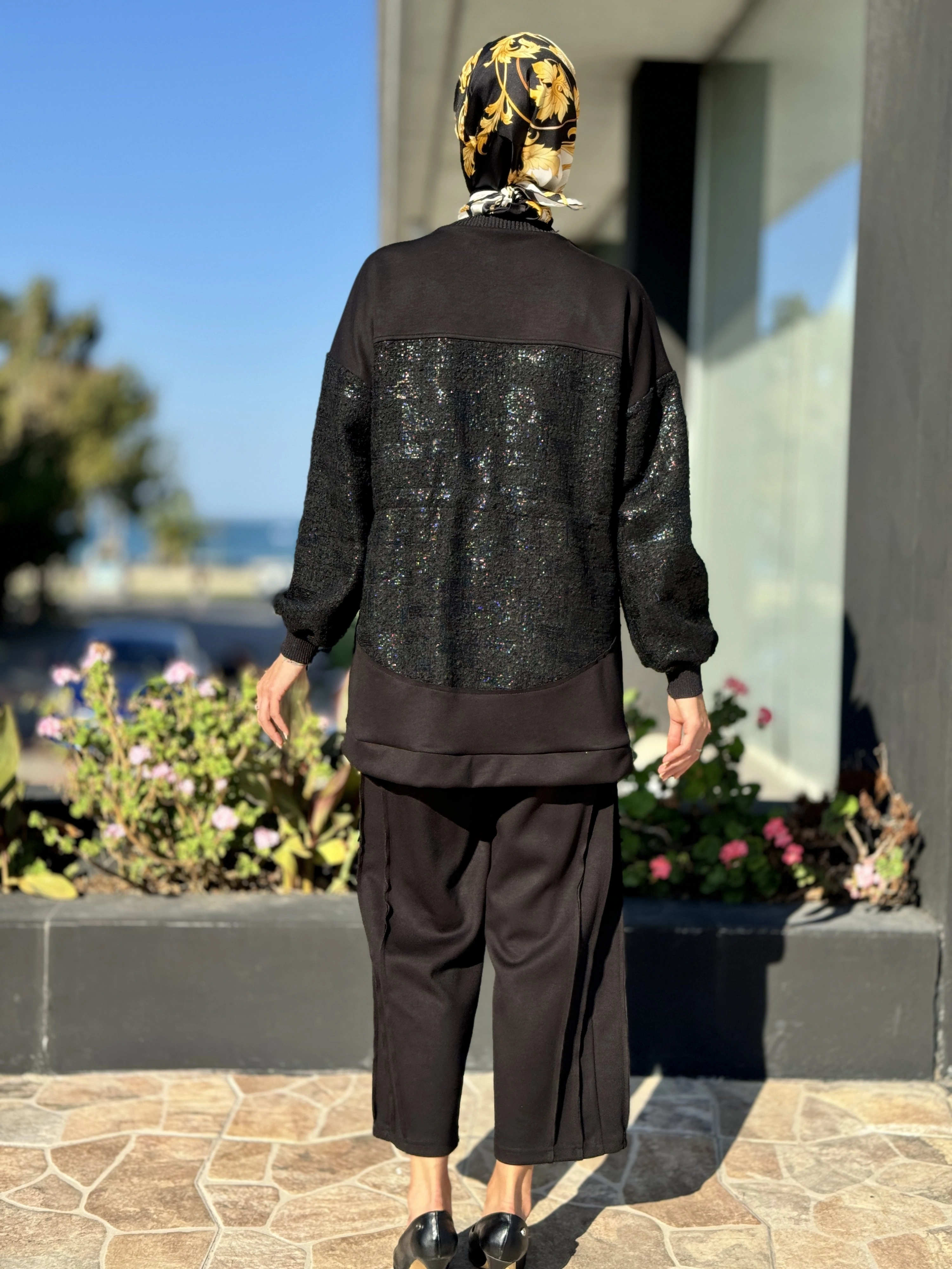 Ghisa Belden Büzgülü Ceket Pantolon Takım G3020