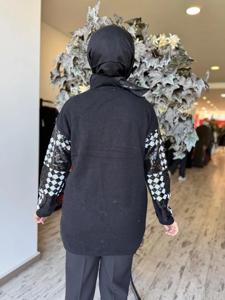 Ghisa Payet Detaylı Triko Tunik G241466