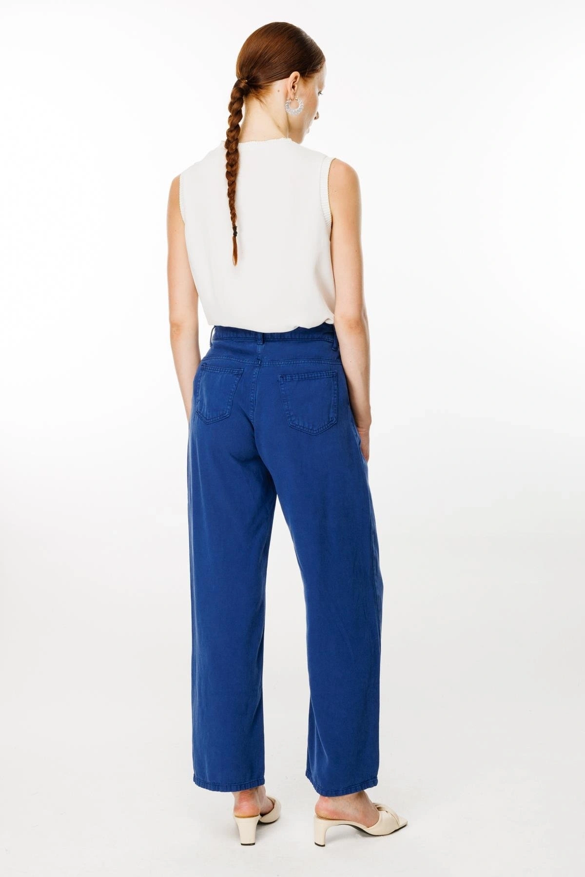 Ghisa Tencel Cepli Pantolon 8618