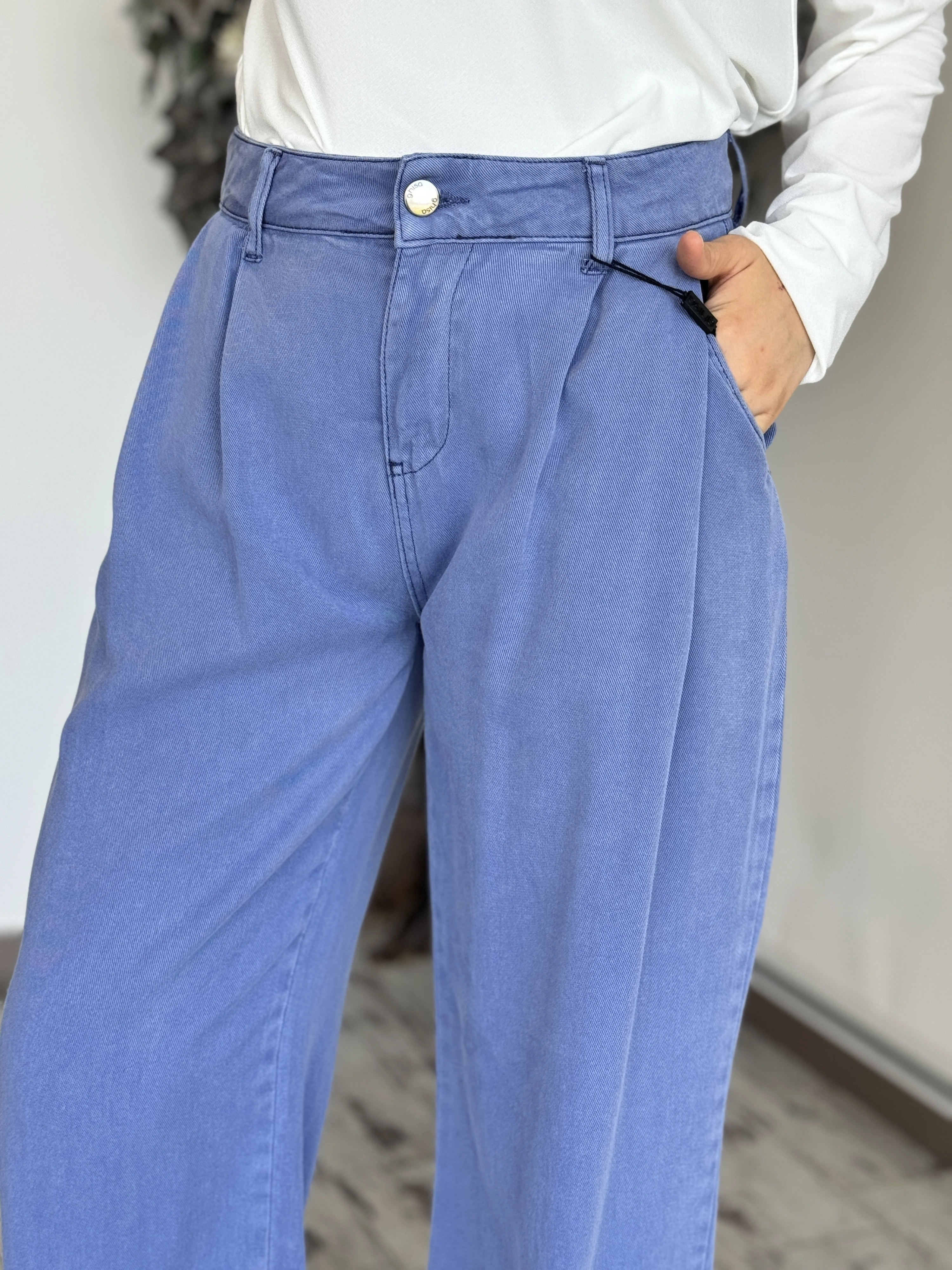 Ghisa Tencel Cepli Pantolon 8618