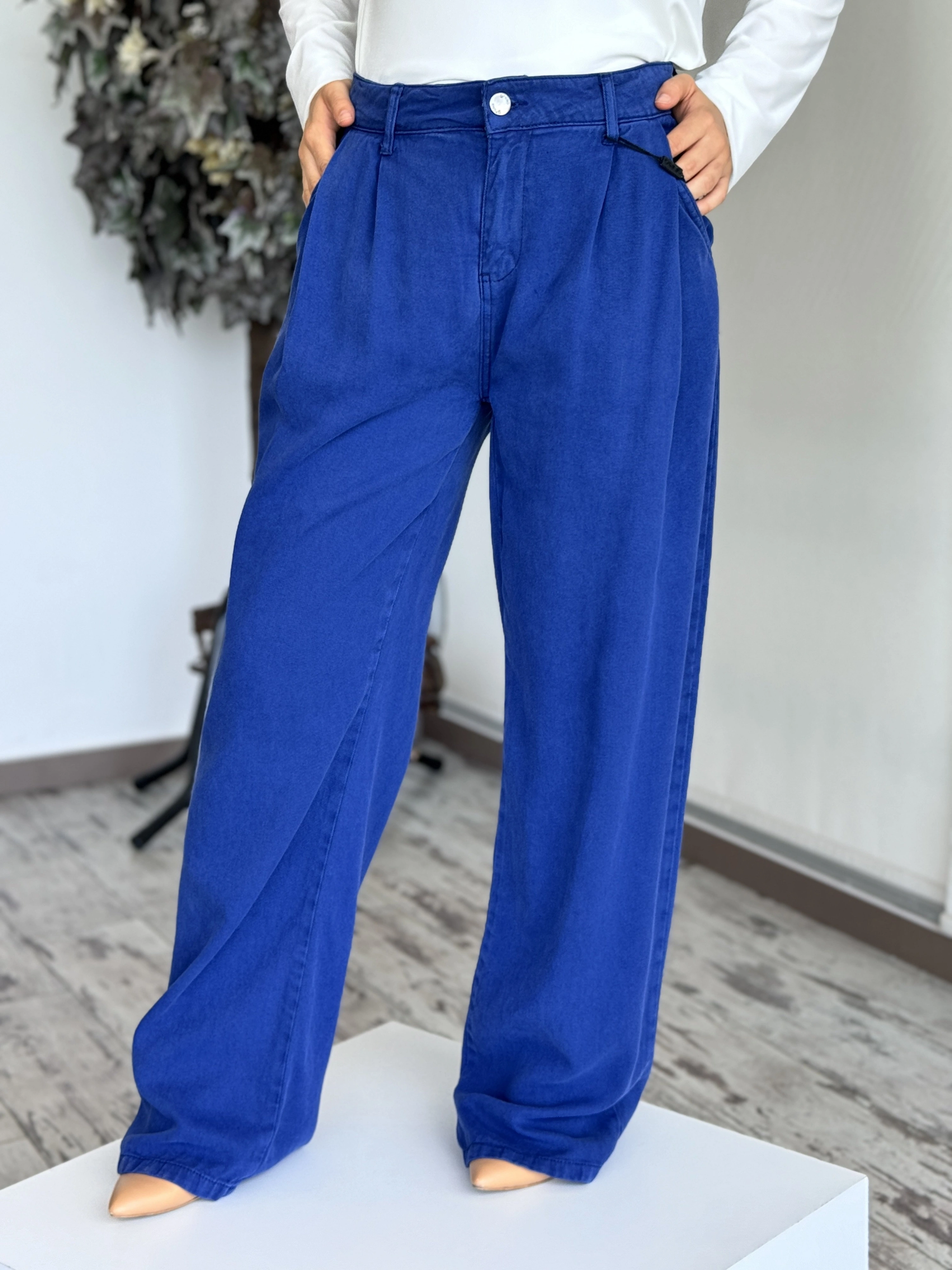 Ghisa Tencel Cepli Pantolon 8618