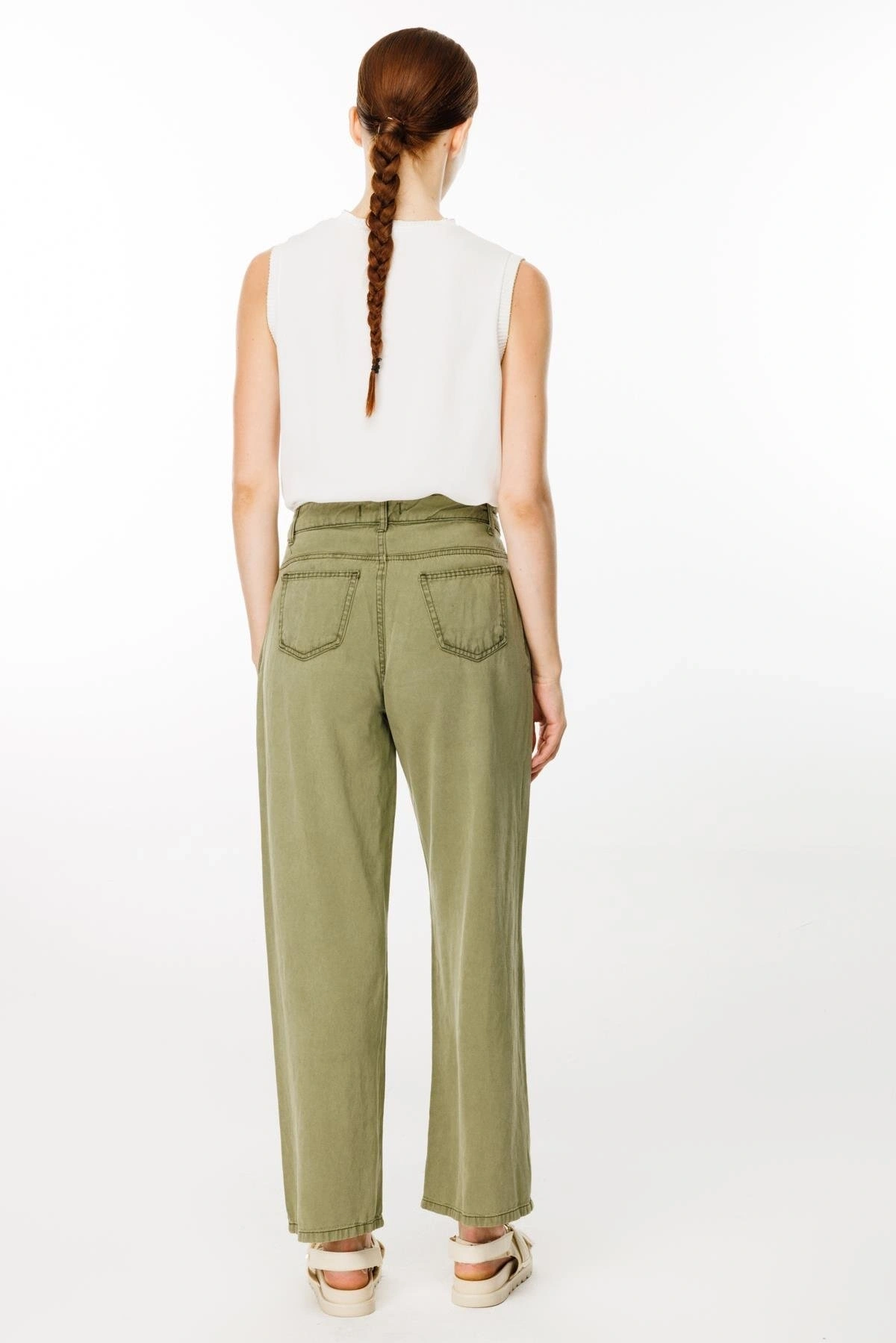 Ghisa Tencel Cepli Pantolon 8618