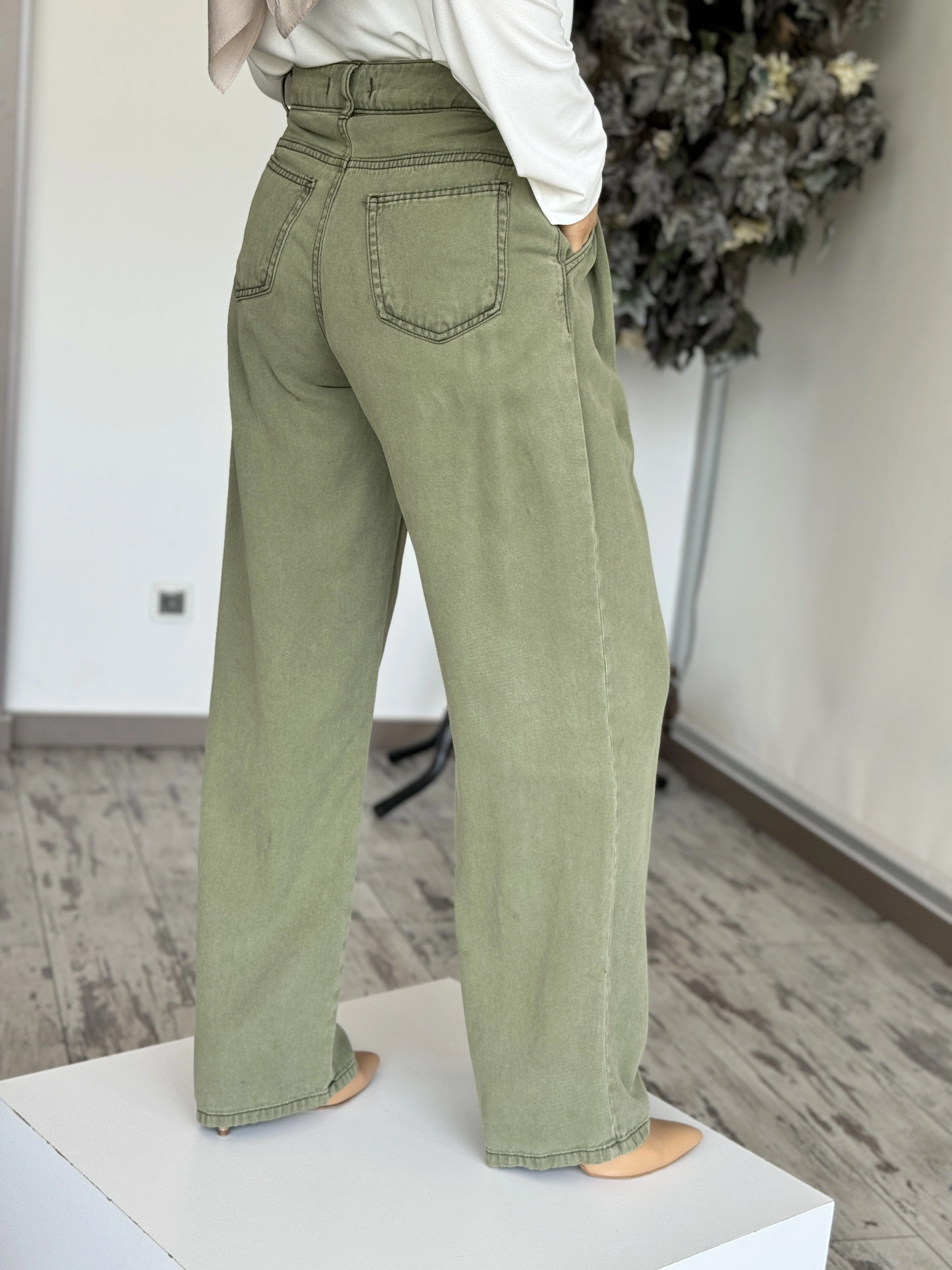 Ghisa Tencel Cepli Pantolon 8618