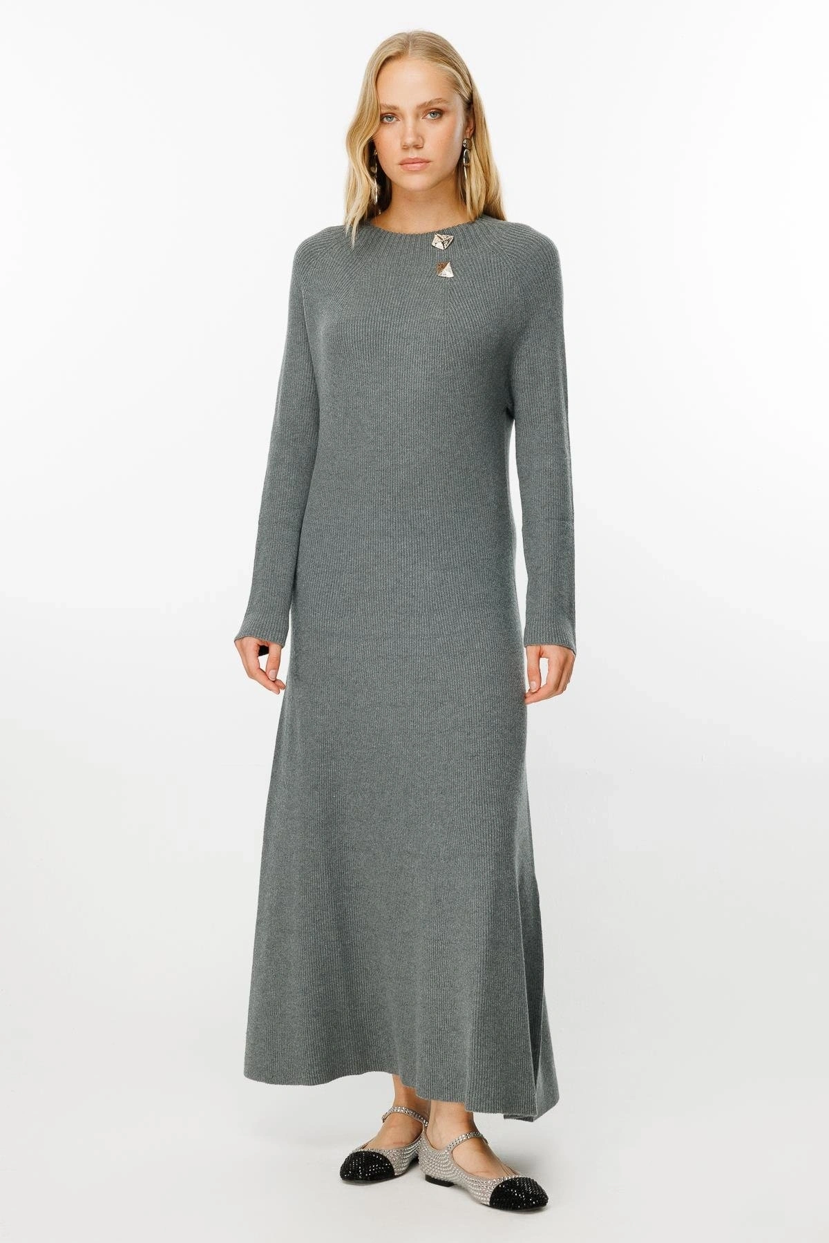 Ghisa Triko Elbise G4655