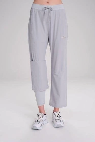 Haşema Active Çift Katmanlı Taytlı Spor Eşofman Altı Pantolon ACT3