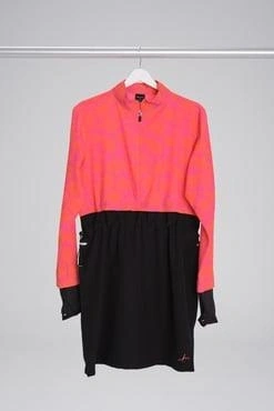 Haşema Esila Serisi Fuşya-Turuncu-Siyah Tam Tesettür Tek Mayo Üstü HSM2934