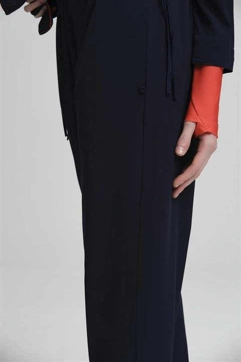 Haşema Performans Serisi 6 Parça Lacivert Tesettür Mayo HSM2010