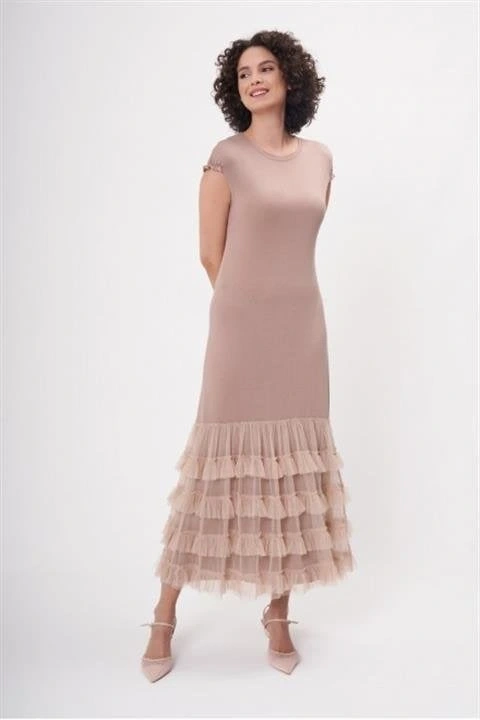 İnvee Altı Tütülü O Kol Uzun İçlik / Astar 6308