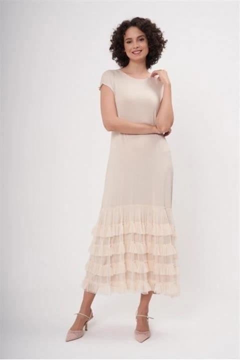 İnvee Altı Tütülü O Kol Uzun İçlik / Astar 6308