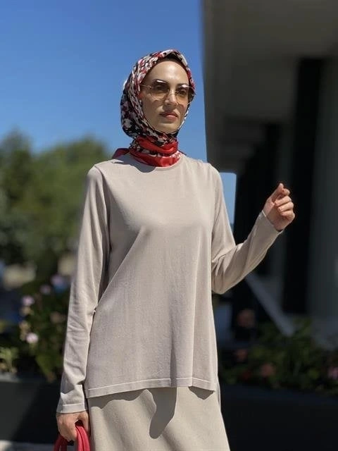 İnvee Etek Üstü Rayon Triko Tunik 6902