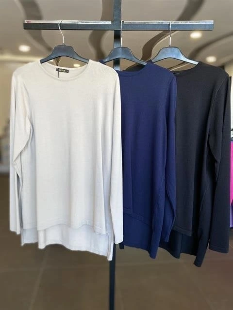 İnvee Etek Üstü Rayon Triko Tunik 6902