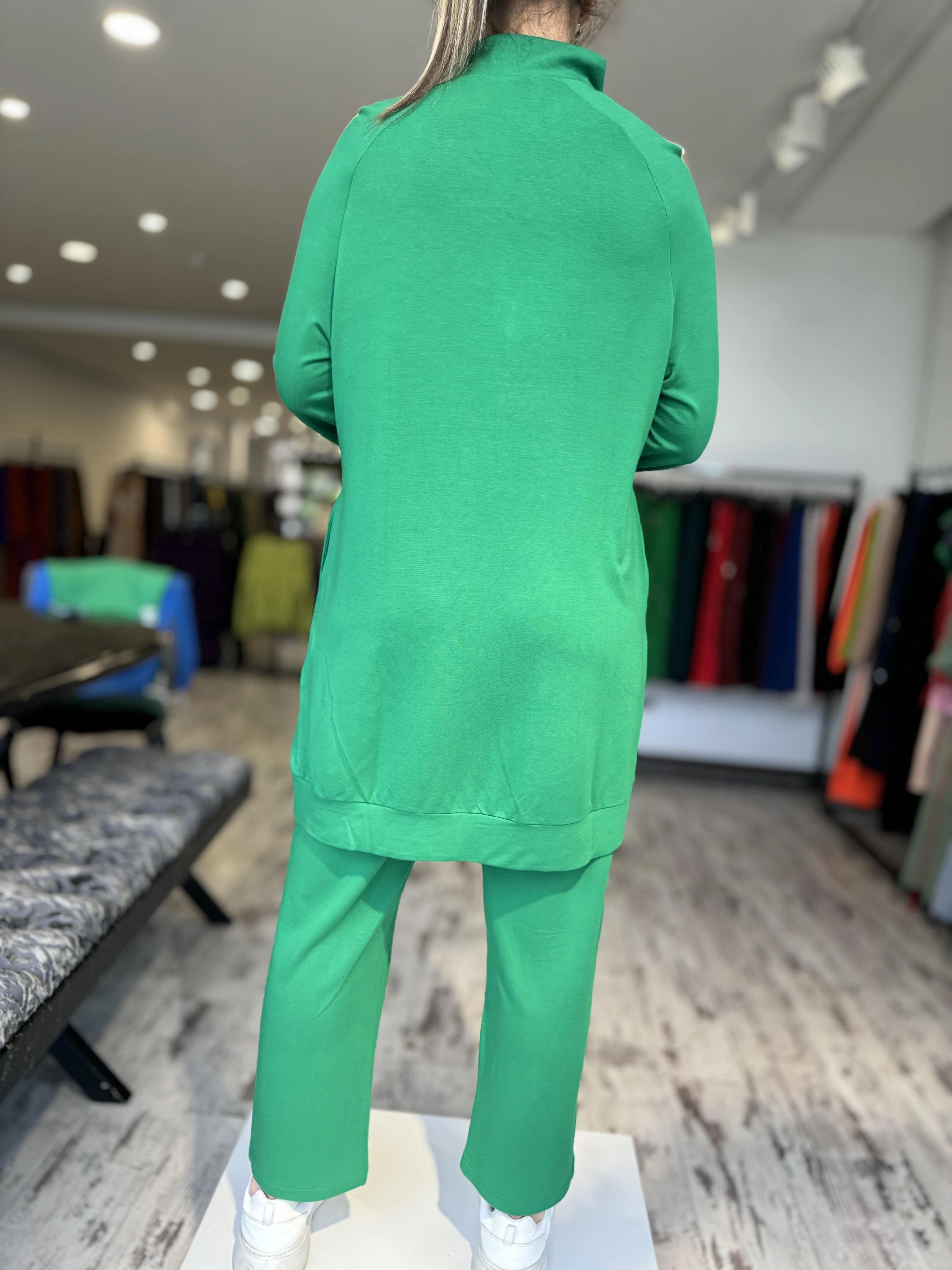 İnvee Fermuar Detaylı Tunik Pantolon Takım 6956