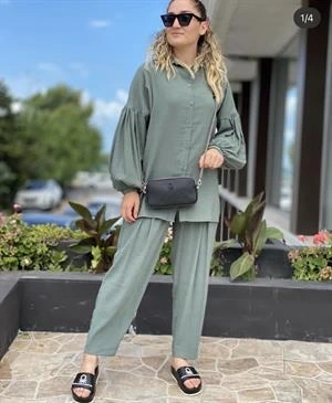 İnvee Gömlek Pantolon Takım (6778)