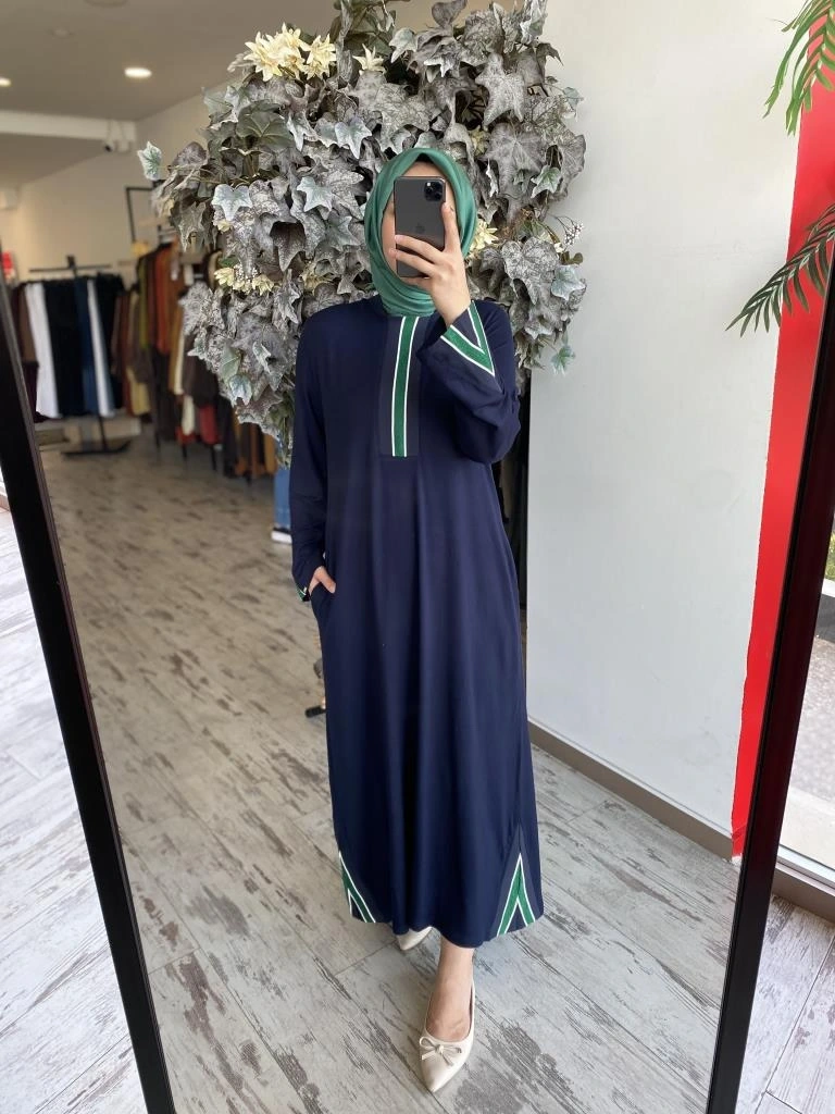 İnvee İki İplik Penye Elbise 6754