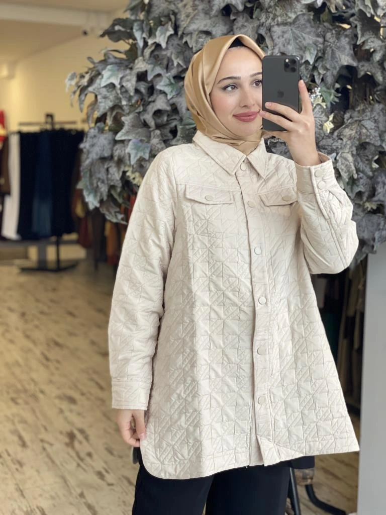 İnvee Kapitone Ceket/Gömlek 6827