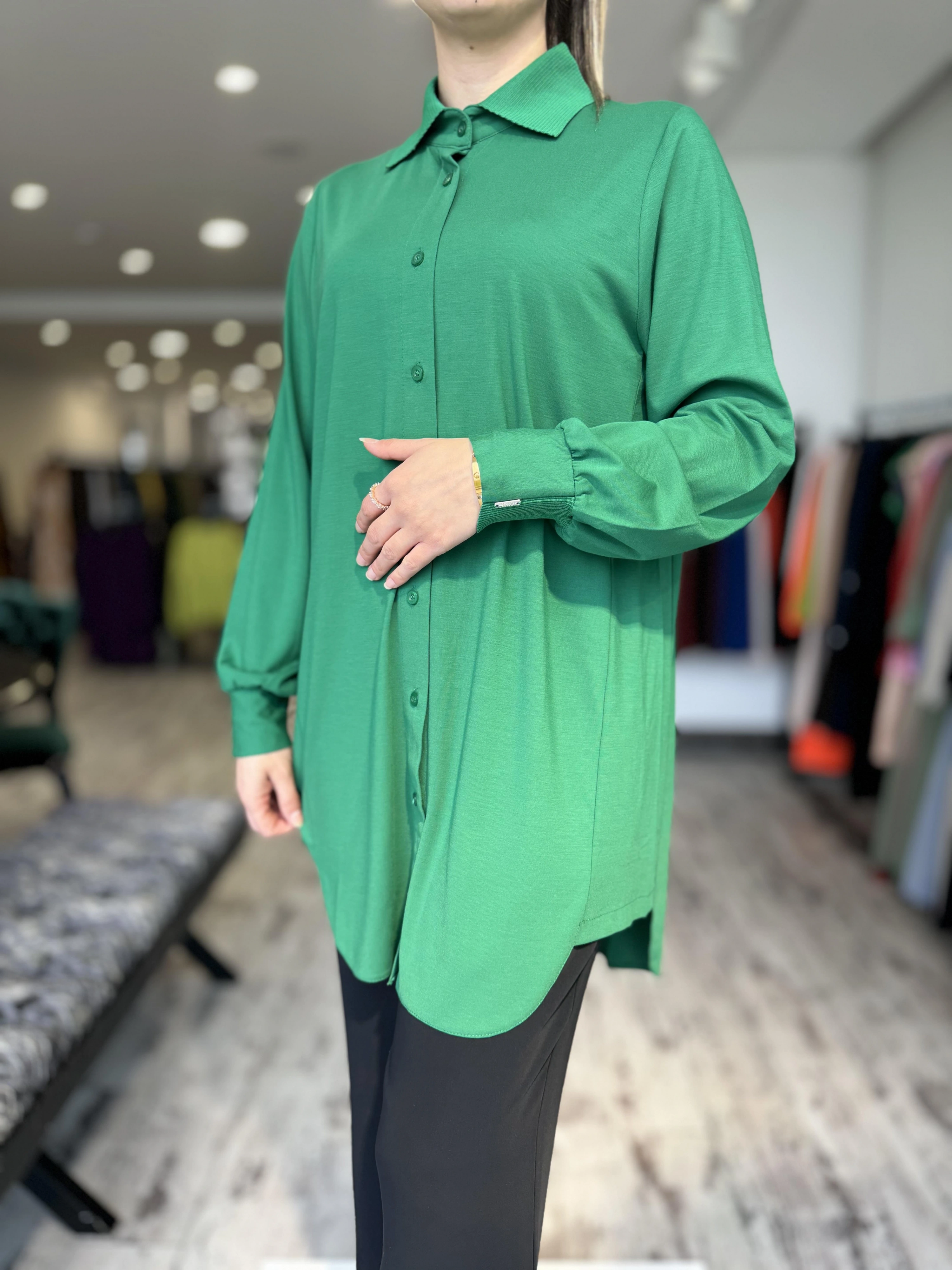 İnvee Modal Penye Gömlek 6926