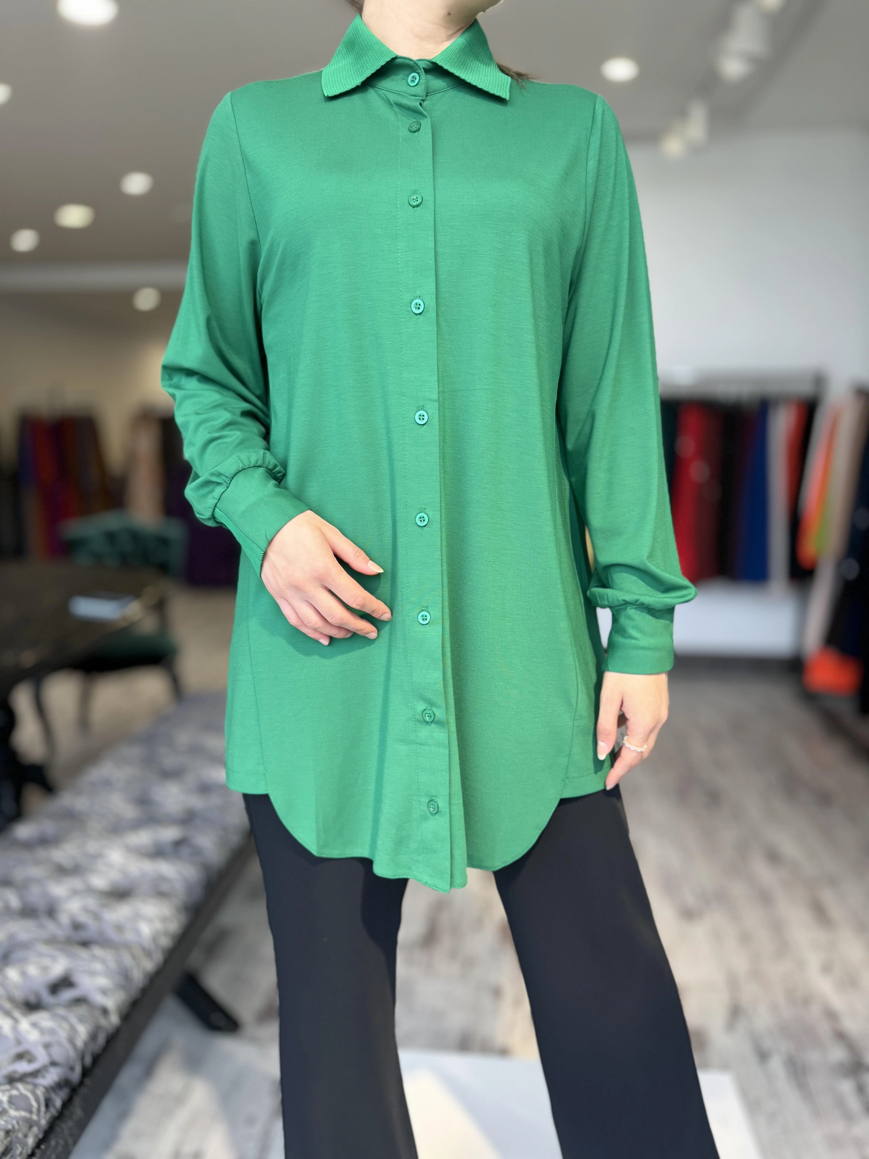 İnvee Modal Penye Gömlek 6926