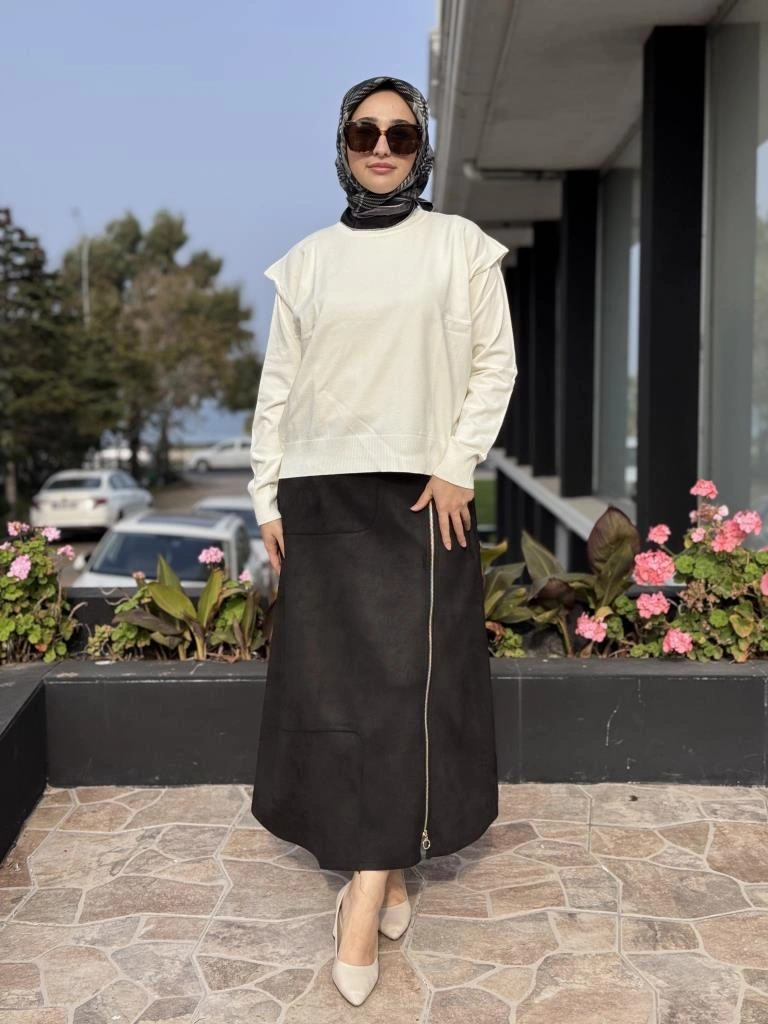 Kahma Balıkçı Yaka Triko Kazak