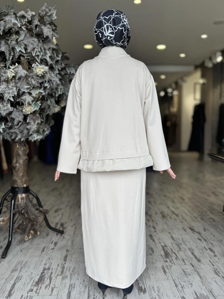 Kahma Omuz Gül Payet Detaylı Bluz