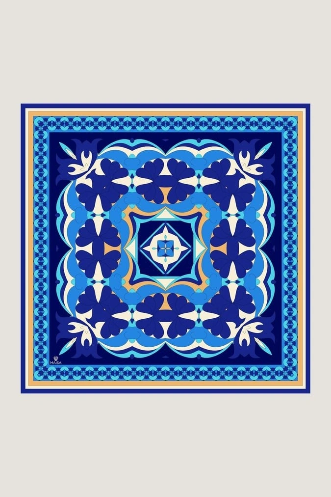 Maisa Rana 90X90 Twil İpek Eşarp