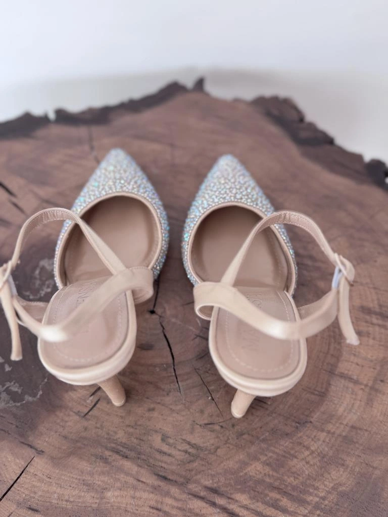 Majensia Taşlı Saten Abiye Ayakkabı 155226