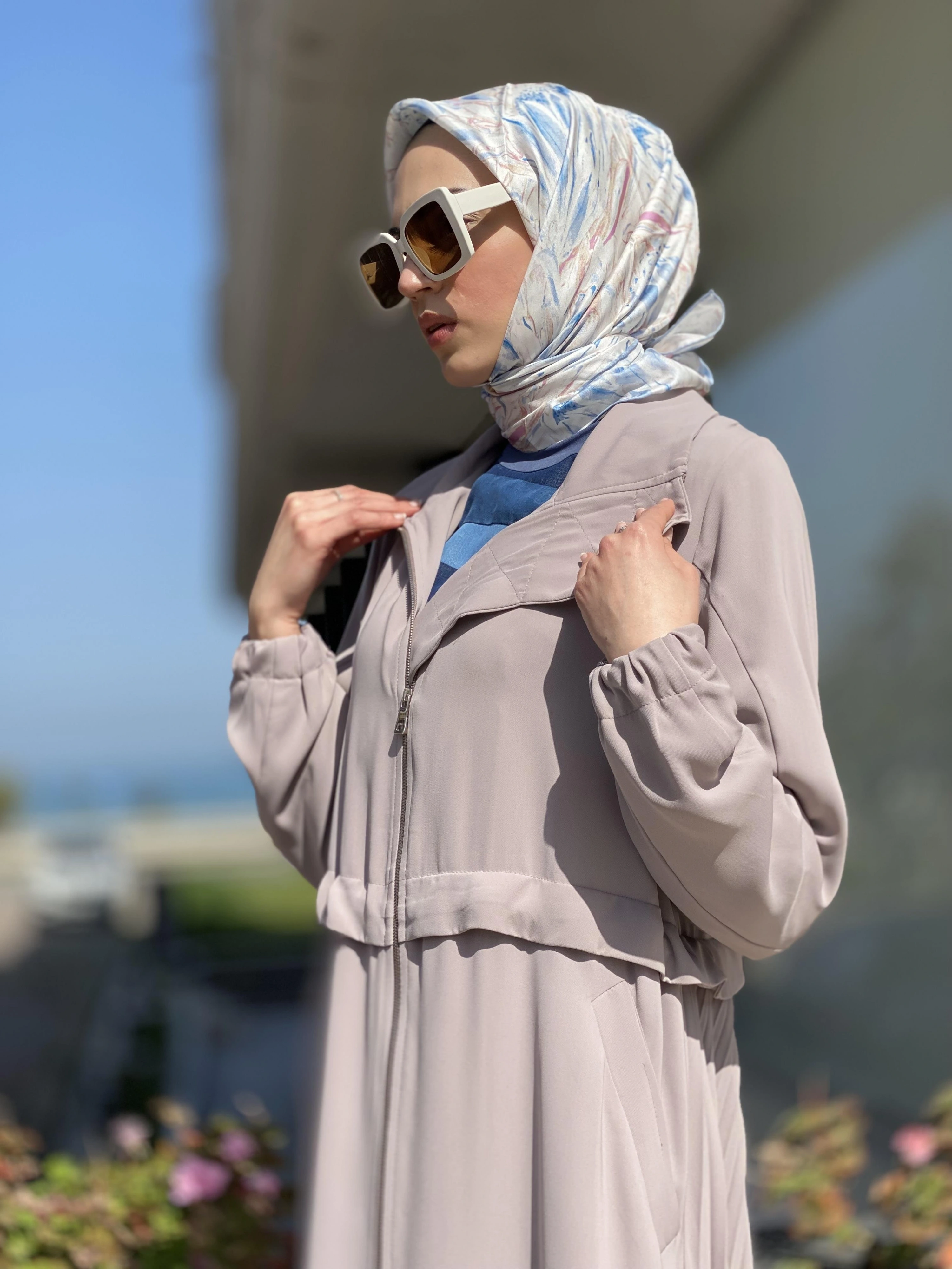 Misswhence Arkası Pliseli Fermuarlı Pardesü 35516